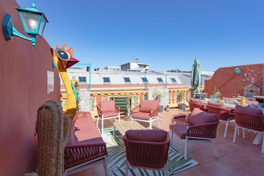 #48 Suite Jean Top Floor Terrace 5Min Walk Sea Ac Ніцца Екстер'єр фото